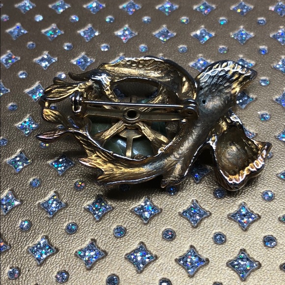 Vintage Gemstone Pen Gold Tone - Picture 7 of 7